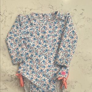 Floral Long Sleeve Baby Bodysuit